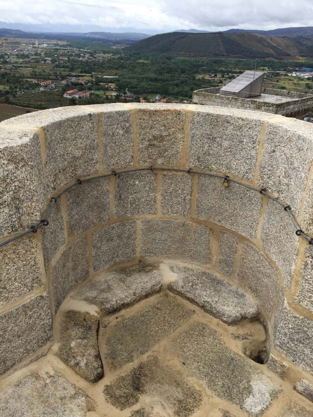Cubierta Torre Homenaje Castillo de Monterrei